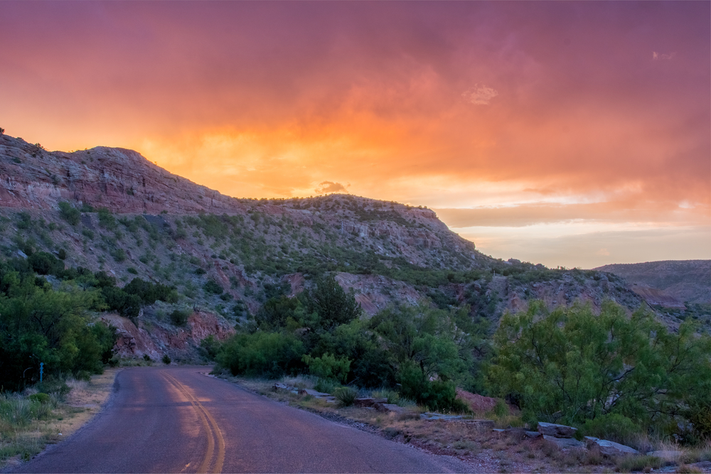 Palo Duro Canyon Sunset